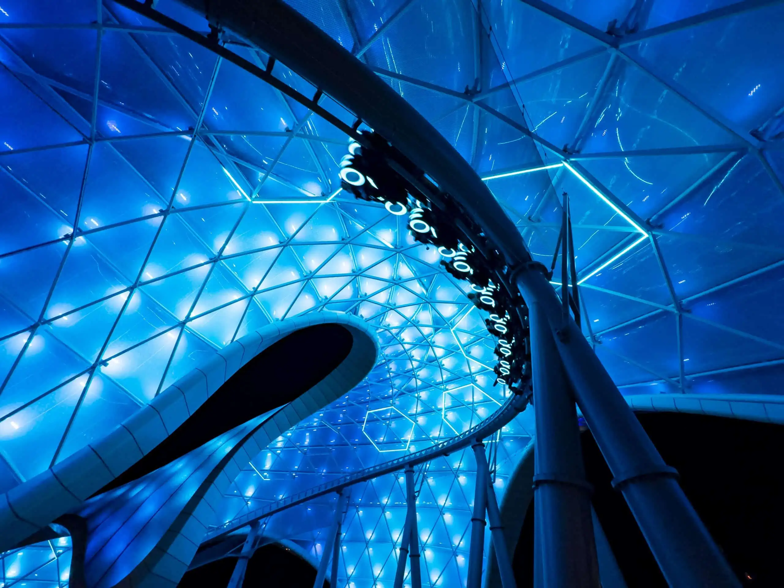 Tron Rollercoaster at the Magic Kingdom in Walt Disney World; Magic Kingdom Itinerary